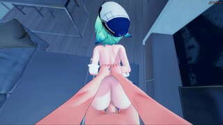 Di secura POV doggystyle parto, paso den e bola vaquera riba e consul vreemd.