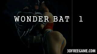 3D multiplikācijas filmu Brīnums Sieviete sucks, gailis un izpaužas fucked