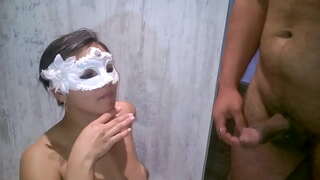 NanaBukkake - Nana fazendo boquete ne amigo.