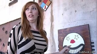 Huge ເລ່ນ໌Lauren Phillips ຖີ້ມຢູ່ໃນຫ້ອງໃຕ້ດິນແລະກຸ່ມຂອງພາສາຍີ່ປຸ່ແທ້ດໍາແລະສີຂາວບໍ່ຍໍາຄໍຂອງນາງ