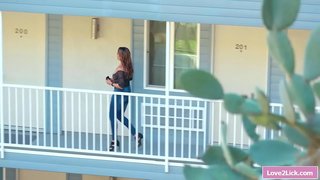 Macocha eating jej Lesbijskie Nastolatka stepdaughters Owłosione cunt